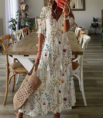 Yara | Bohemian Tummy Covering Dress