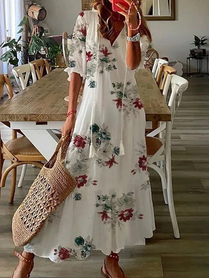Yara | Bohemian Tummy Covering Dress